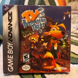 New unopened Game Boy Advance Ty3 the Tasmanian Tiger Night of the Quinkan